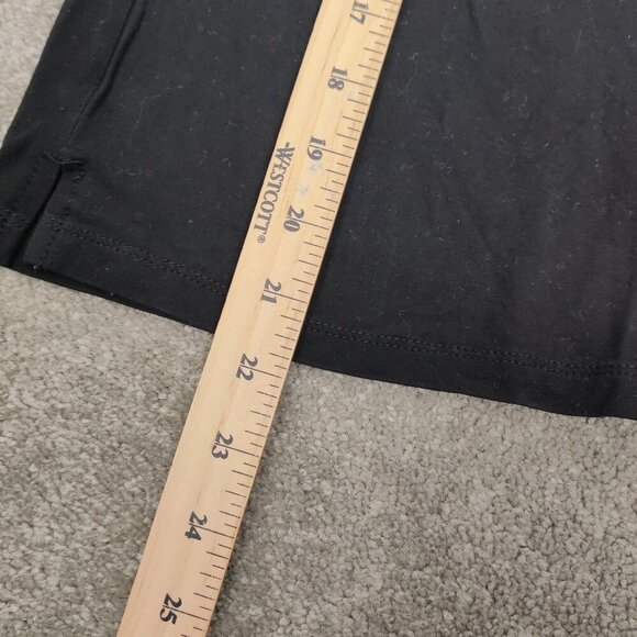 D&G Women's Long Sleeve Polo Shirt in Black Beaded LOGO 100% Cotton Y2K - Picture 10 of 12